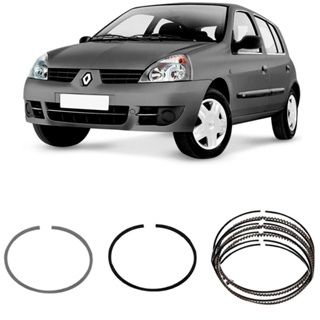 Jogo Anel Segmento STD Renault Clio 1.0 99 a 2011 Metal Leve