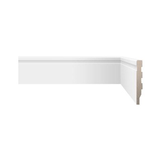 Rodapé Frisado 7x240cm Branco Fit Biancogres