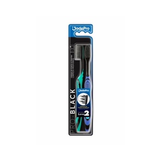 Escova Dental Jadepro Pro Black C/2un
