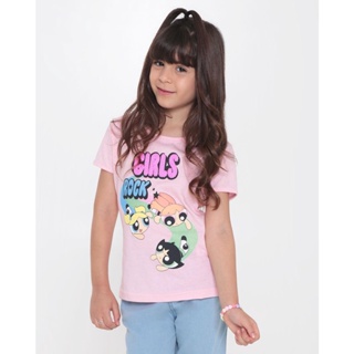 Blusa Infantil Meninas Superpoderosas Cartoon Network Rosa