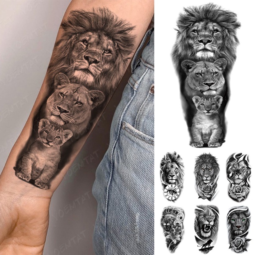 Tatuagem Temporária 3d Tigre Tattoo