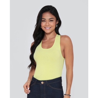 Regata Feminina Básica Nadador Neon Verde