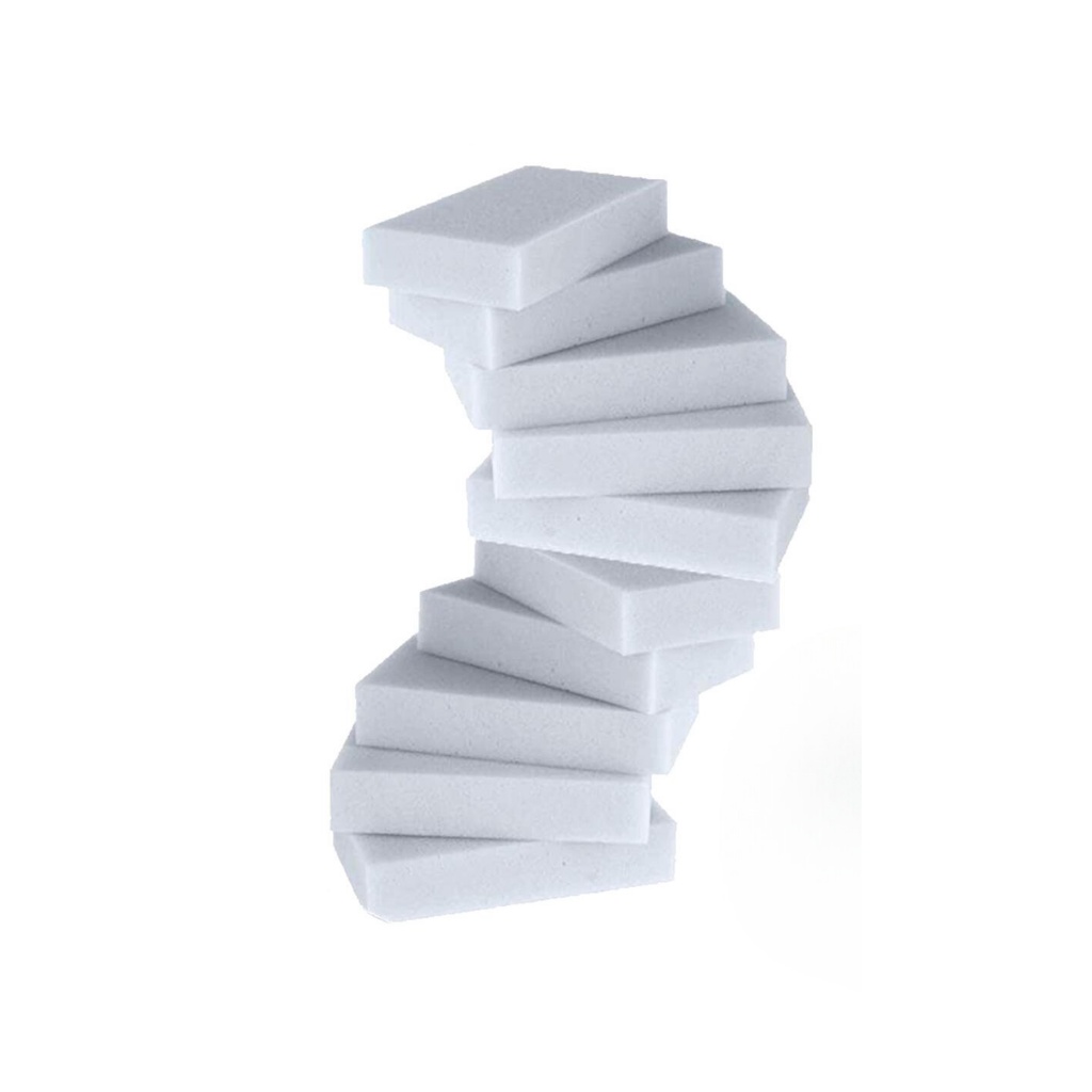 Kit 50 Esponja Mágica Bucha Melamina Tira Mancha Esfregao