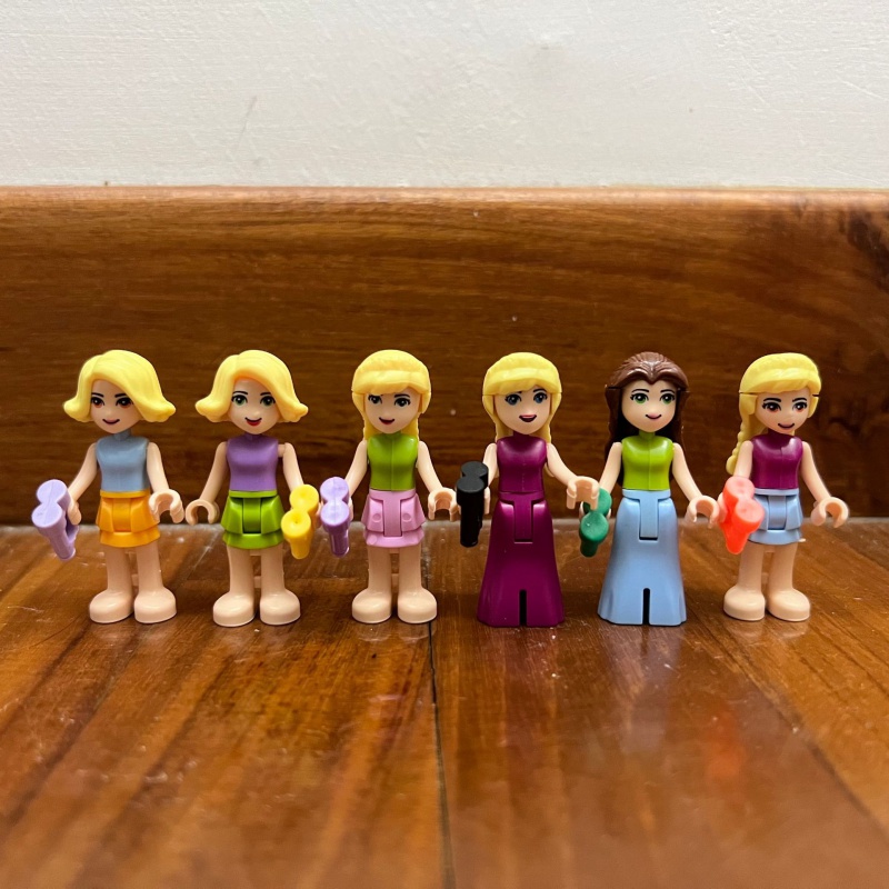 1PCS menina vilão bloco de construção/Presentes criativos para meninas/brinquedos de princesa montados