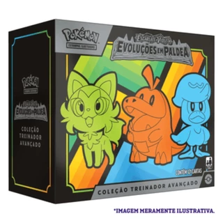 Box Coleção Treinador Pokémon Escarlate E Violeta 33202 - Copag
