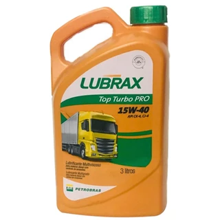 Óleo Semissintético SAE 15W40 Lubrax Top Turbo Pro 3 Litros