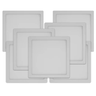 07 Paineis de LED 6500K Bivolt 18W Bivolt Sobrepor Plafon