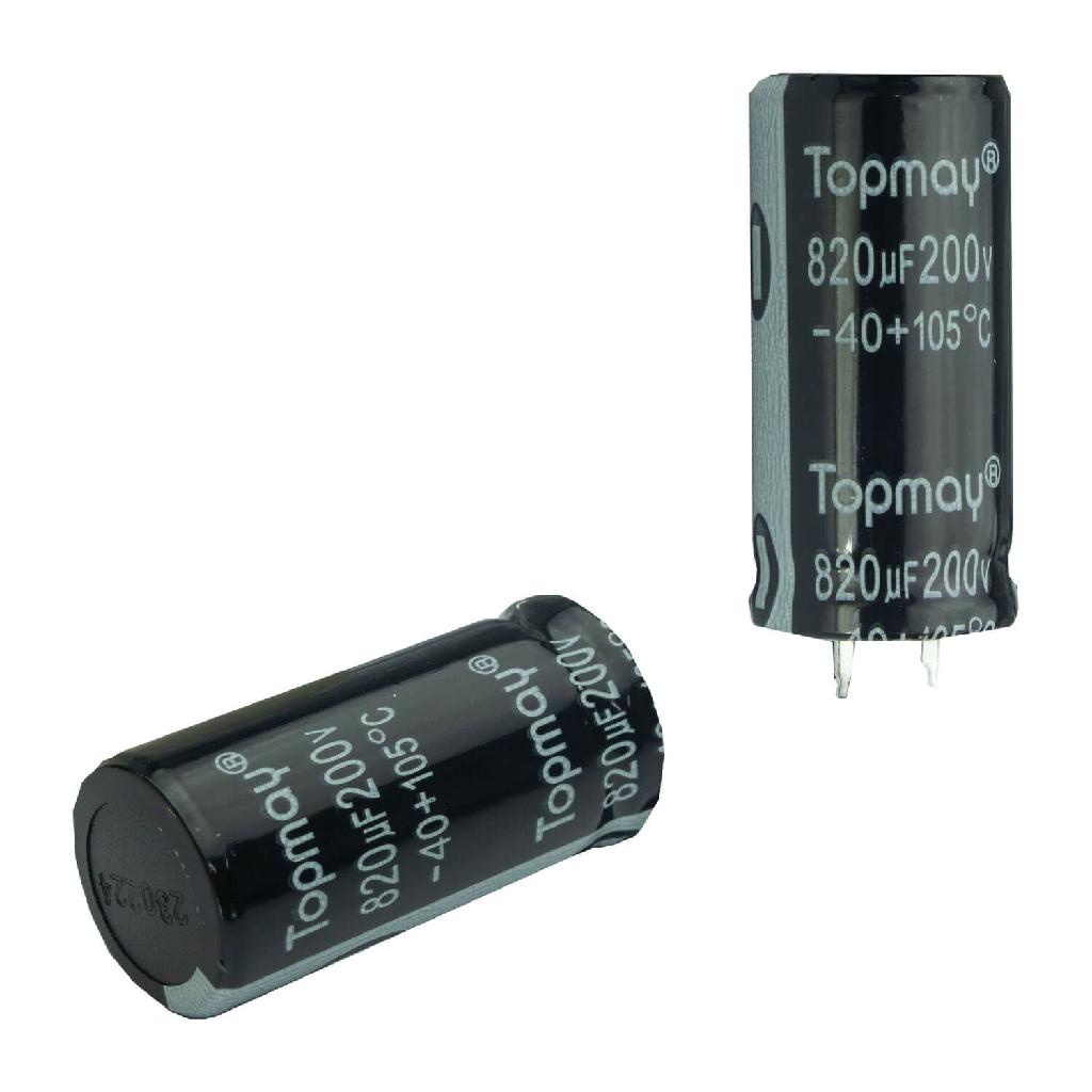 Capacitor Eletrolítico 820uf x 200v 105º - Alta Qualidade