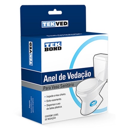 Anel de Vedação c/ Guia para Vaso Sanitário - TEKBOND