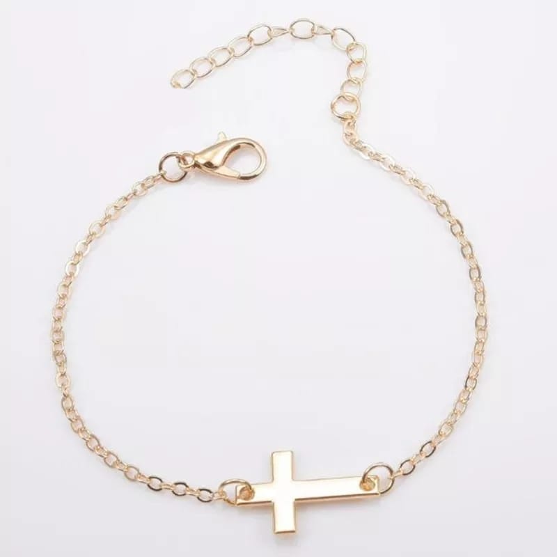 Pulseira com Cruz Simples