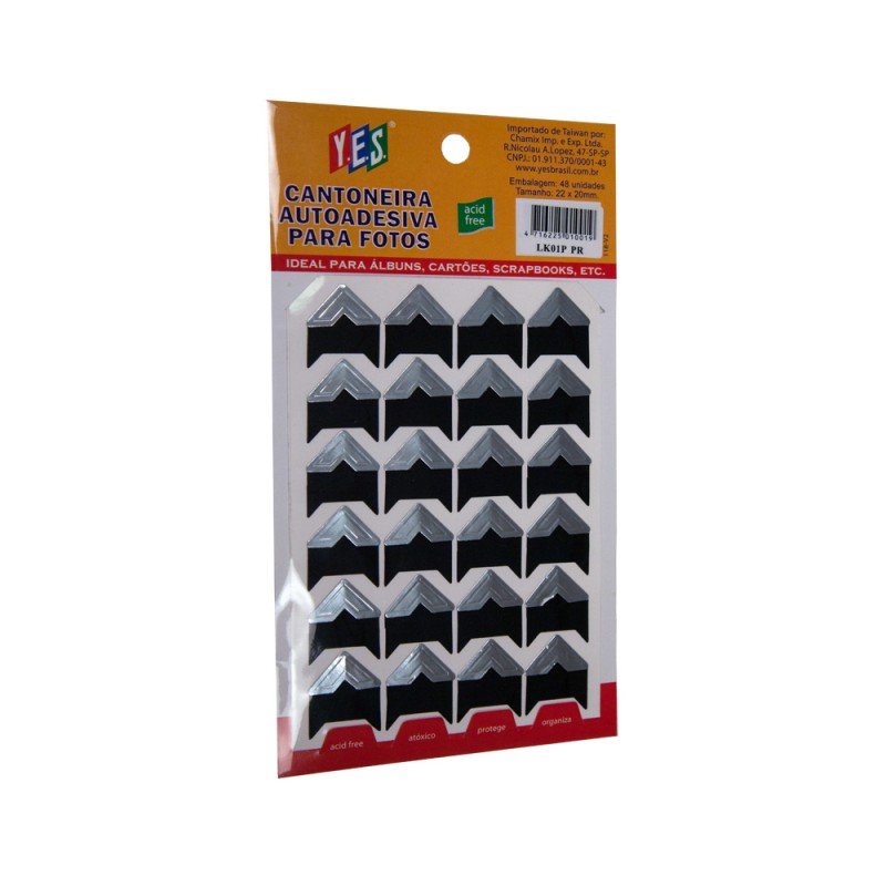 Cantoneira Autoadesiva Para Fotos 48 Unidades - Yes | Shopee Brasil