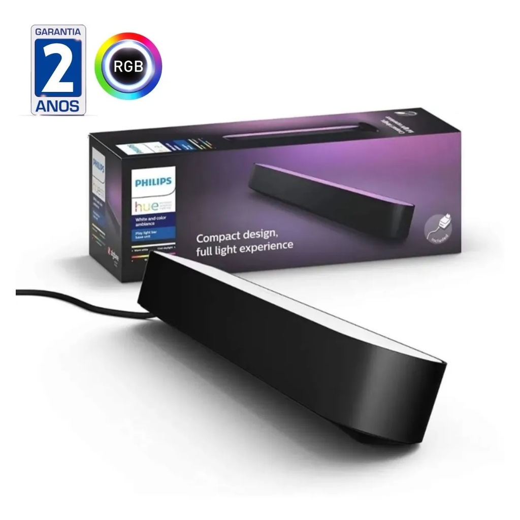 Philips Hue Play Light Bar SinglePack Color Ambiance Smart