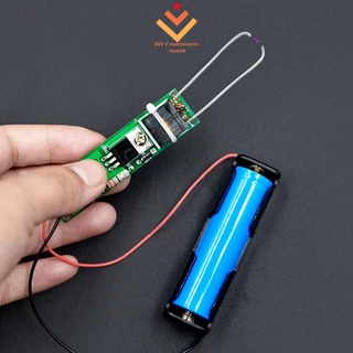 Kit De Faça-Você-Mesmo DC 3-5V De Alta Tensão Gerador De Isqueiro A Arco Desmontado Módulo PCB Com Caixa De Bateria