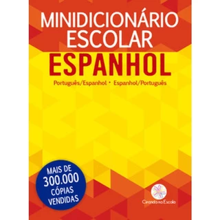 MINIDICIONÁRIO ESCOLAR ESPANHOL (PAPEL OFF SET) PORTUGUÊS   ESPANHOL em Oferta na Shopee