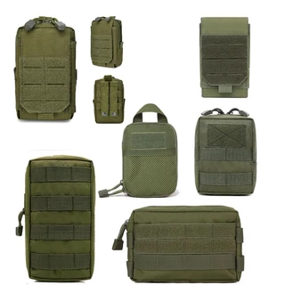 LUC Wear Resistente E Prático MOLLE Ao Ar Livre Expande Os Acessórios De Ferramentas EDC Bolsa Pequena De Cintura multi-Função Para Telefone Celular