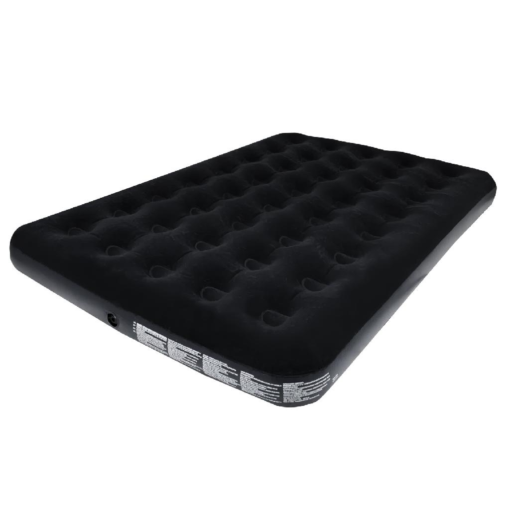 Colchão Inflável Casal 300kg Resistente Bel Deluxe Preto