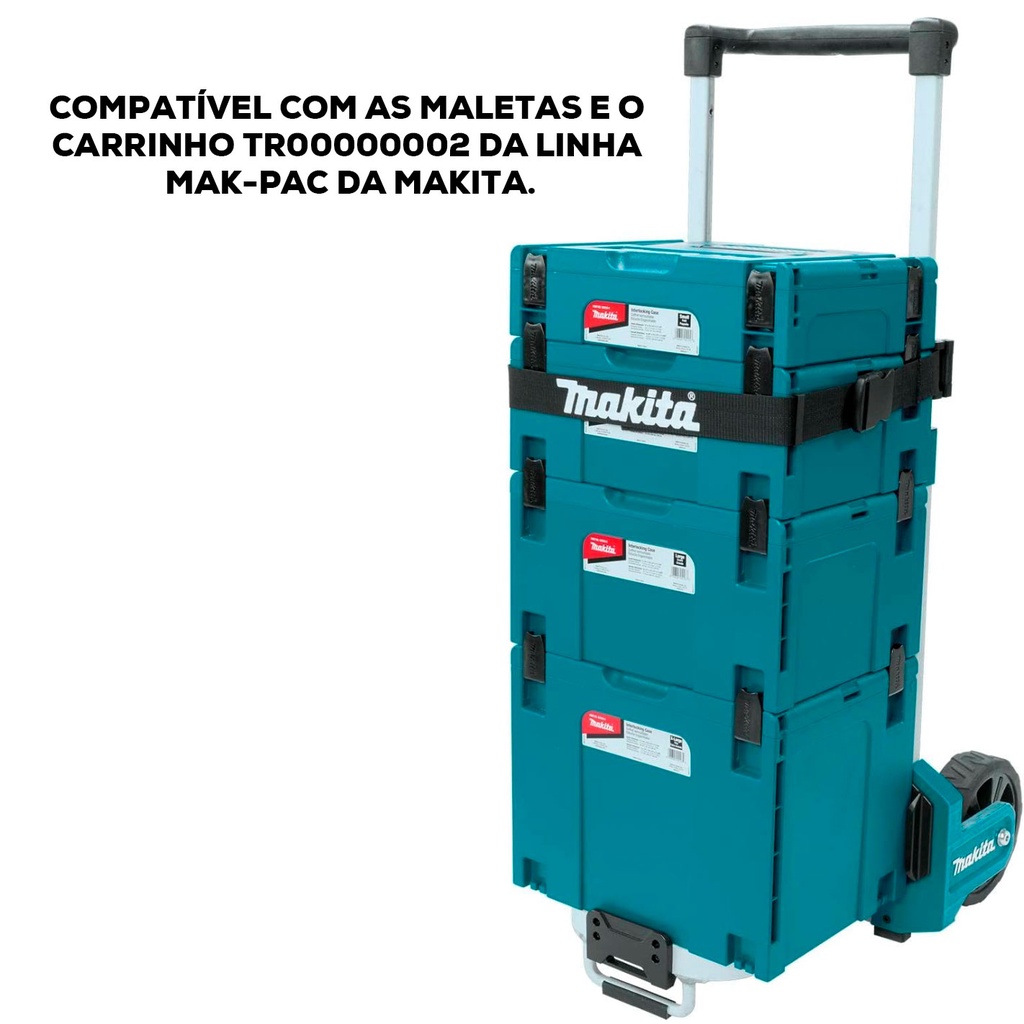 Maleta Modular MAK-PAC Tipo 3 MAKITA 196649-3 295x395x210mm Caixa
