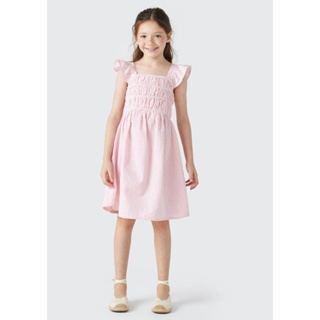 Vestido Curto Infantil Em Fio Tinto Hering Kids