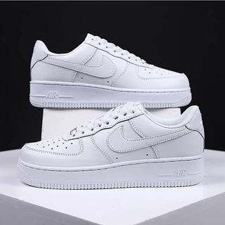 Ta Barato D+ Tênis Air Force Feminino Masculino Branco em Super Promoção - Envio Imediato Tamanho especiais 44 ao 48