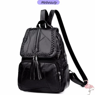 ME Mochilas Mulheres Viajam Pacote De Costas Da Escola De Couro