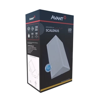 Luminária LED Avant Arandela Scalenus IP65 12w Branco 2,7k em Oferta na Shopee