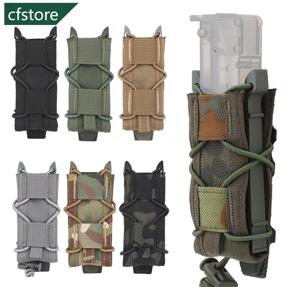 CFSTORE 9mm Bolsa Revista Tática Simples Exterior Molle Lanterna Porta Tocha J1R3