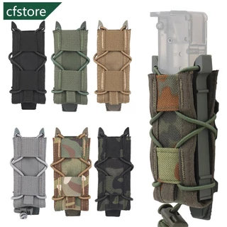 CFSTORE 9mm Bolsa Revista Tática Simples Exterior Molle Lanterna Porta Tocha J1R3