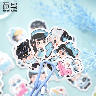 45 Pçs Etori Vida Bonito Dos Desenhos Animados Menina Adesivo DIY Kawaii Decorativo Papelaria Álbum Diário Copo Notebook