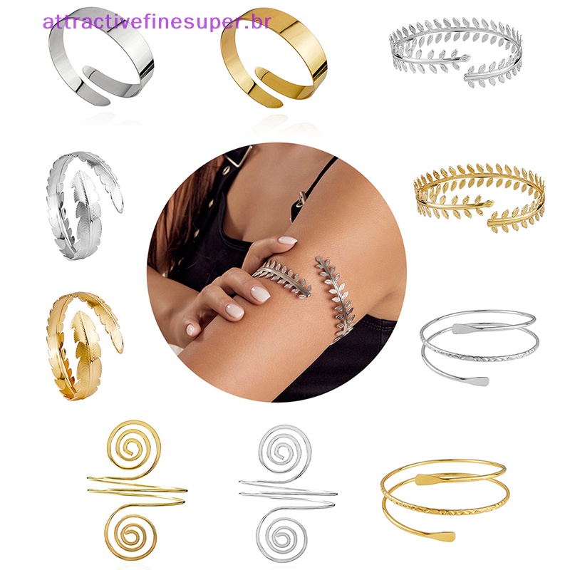 AFS Pulseira De Braço De Moda Para Meninas Aberto Mental Simples Ajustável HOT