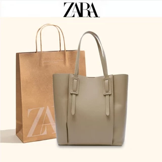 ZARA Saco De Couro Moda Feminina Tote Novo Produto Um Ombro Portátil De Grande Capacidade Compras Mamãe