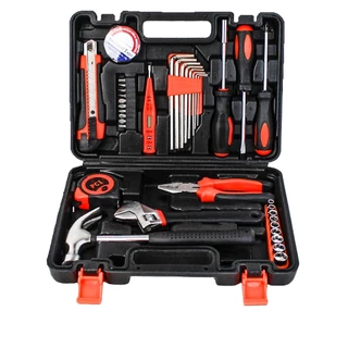 Kit Jogo de Ferramentas Maleta Chave Allen Soquete Bits 38 Peças