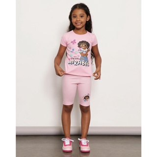 Bermuda Infantil Ciclista Disney Maribel Encanto Rosa