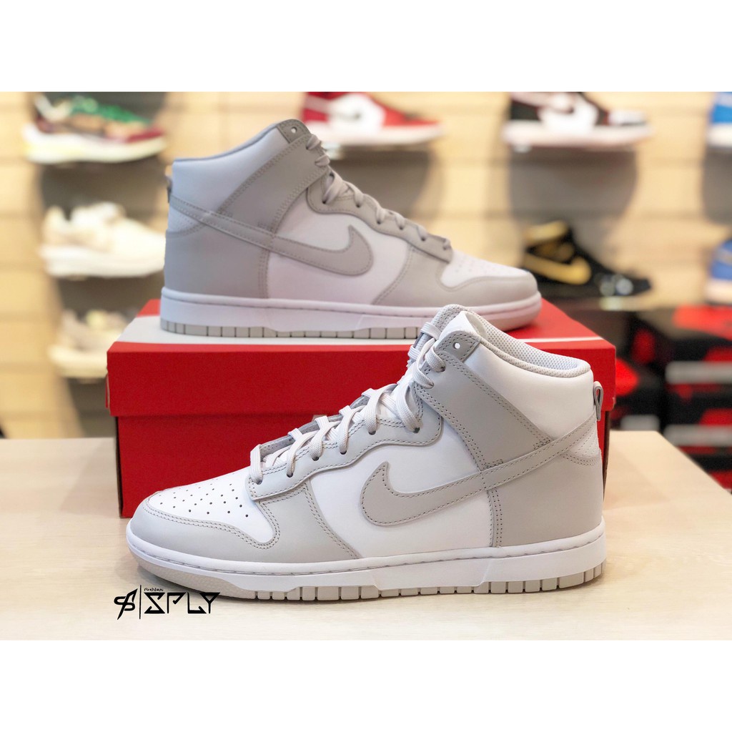 Alta Qualidade NIKE DUNK HIGH White Gray DD1399-100