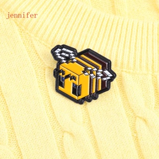 jennifer Bee Shape Badge Friend Pin Mochila Para Mulher Adolescente Jogo Amante Decoração