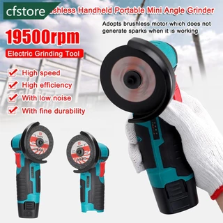 CFSTORE Esmerilhadeira Sem Escovas De 12V 360W 19500rpm Polidora Fio De Lítio Recarregável A Bateria Ferramentas Elétricas De Corte H6Q4