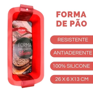 Forma de pão de silicone retangular-Clink