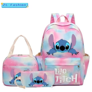 Kitch Kit Boy School Backpack and Girl/Saco De Lápis/Lancheira Três Peças Mochila Estudantil Feminina Adulta De Grande