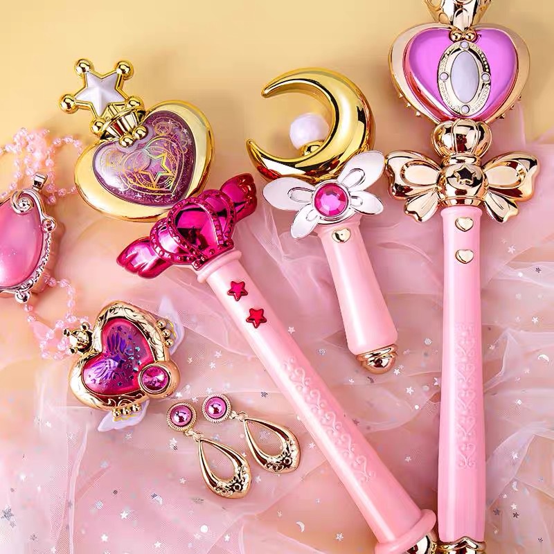 40cm Star Magic Wand Children's Play Princess Costume Props Festa Da Dollhouse Favores Para Meninas