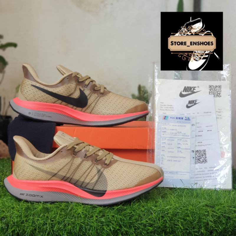 Septu RUNNING NK ZOOM PEGASUS 35 TURBO "marrom avermelhado" Unisex PREMIUM Tênis de qualidade original Z0EI