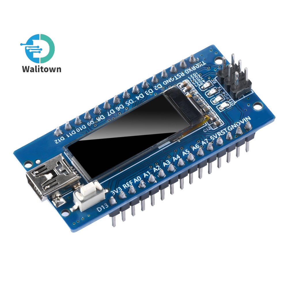 Nano V3.0 Atmega328P Ch340C Display Oled Embutido De 0,91 