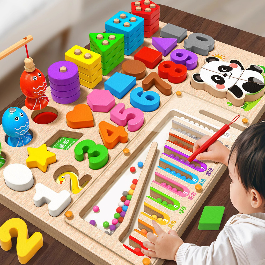 Crianças Montessori brinquedos educativos iniciais 1-6 anos de idade ...