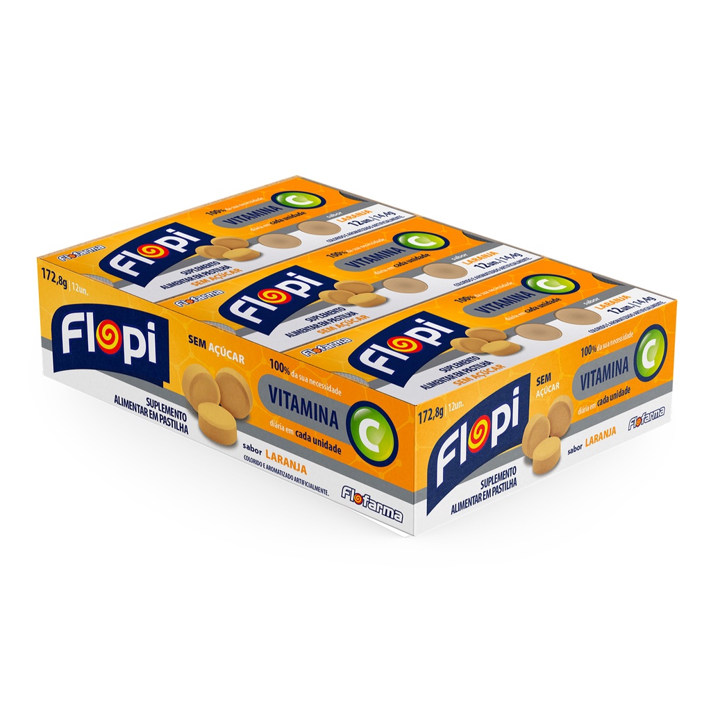 Pastilha Flopi Vitamina C Pack Florestal Shopee Brasil