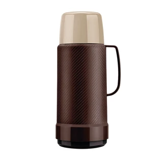 Garrafa Térmica GLT Rolha 1L Mosaic Marrom Invicta