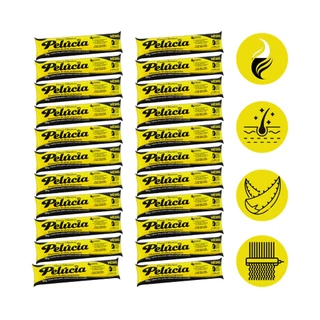 Kit 22 Hene Gel Alisante Tonalizante Pelucia Medio Embelleze