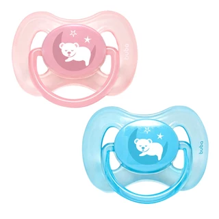 Chupeta Comfort Com Capa Protetora Decorada Urso Buba