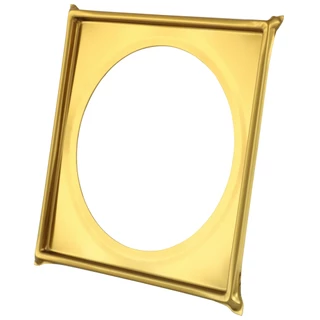 Porta Grelha Ralo Click 15x15 Quadrado Inox 304 Dourado Gold
