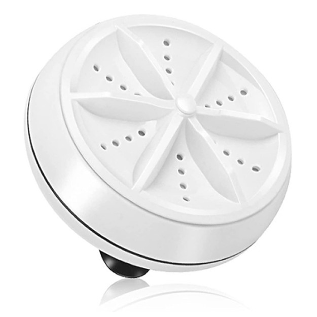 Mini Máquina De Lavar Portátil Ultrassônica Lavanderia Branco USB