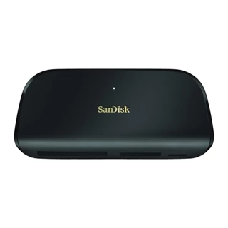 Leitor Cartão Memória Sandisk 3 em 1 Usb C Multicartão Preto