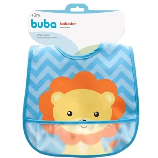 Babador com Bolso Impermeável Buba Leão em Oferta na Shopee