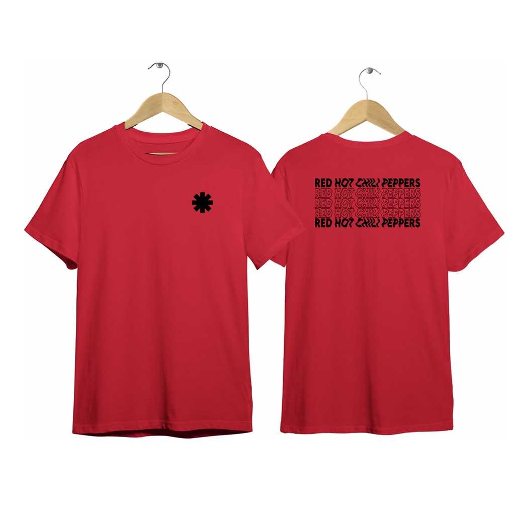 Camisa Logo Red Hot Chilli Peppers Californication Rap Rock